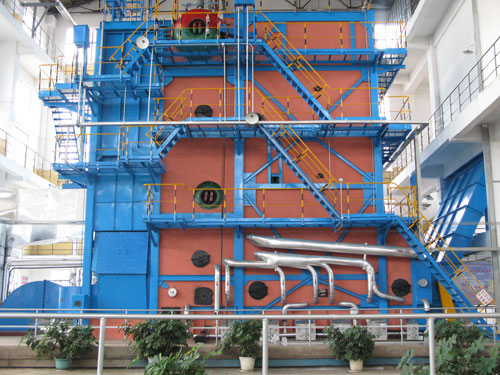 豪门国际DZL快装链条炉排锅炉助力环保行动