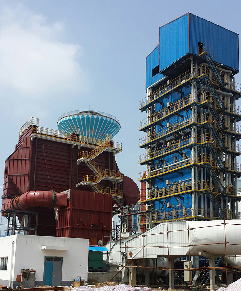 豪门国际25吨/小时碳素回转窑余热锅炉项目图片